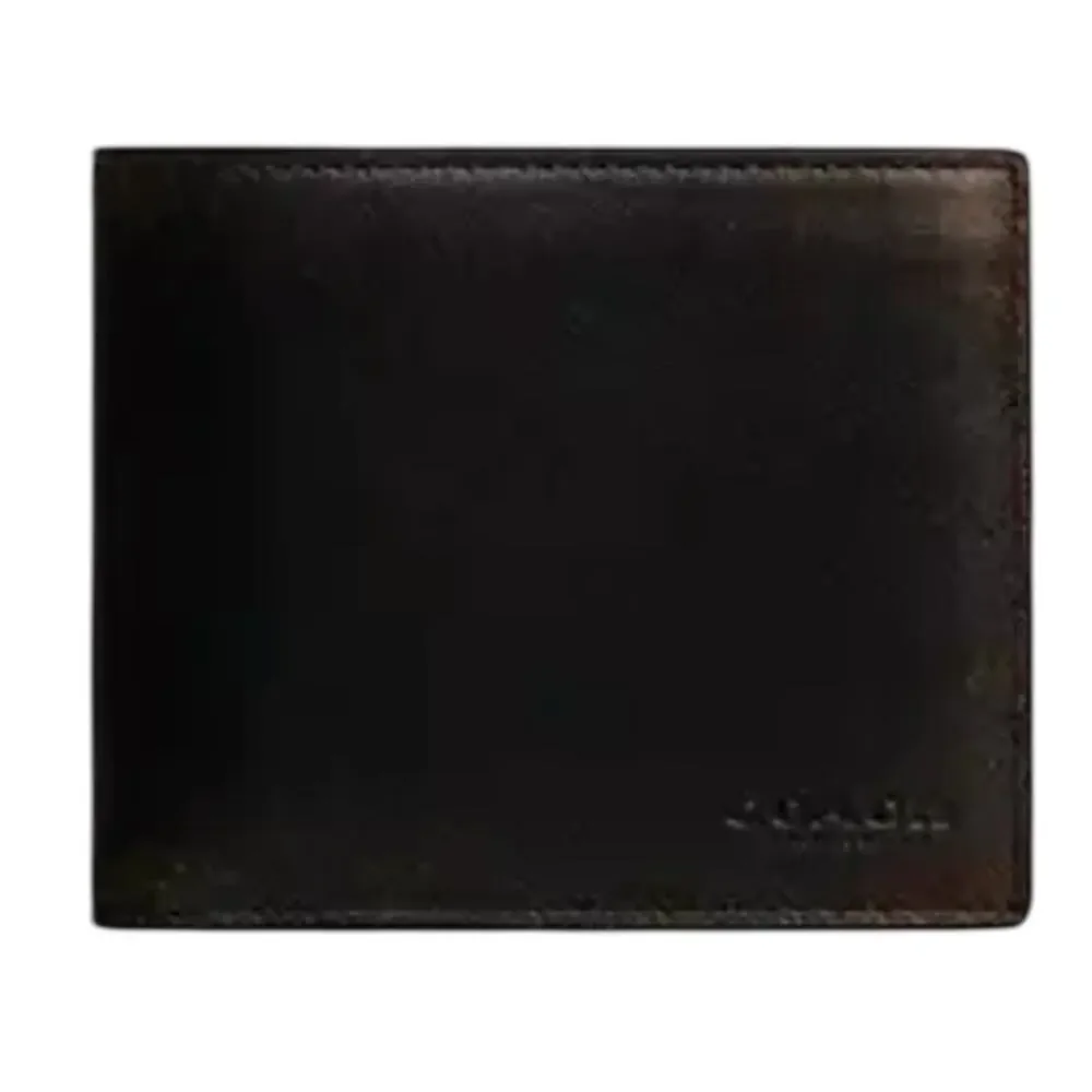 Coach 3-In-1 Wallet In Loved Leather Brown/Black